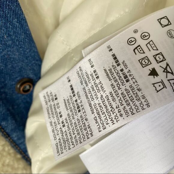 Nwt-Levi’s Ex Boyfriend Sherpa Trucker Jacket - Picture 12 of 14